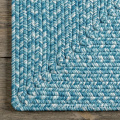 Ocen blue design PP yarn woven outdoor rugs